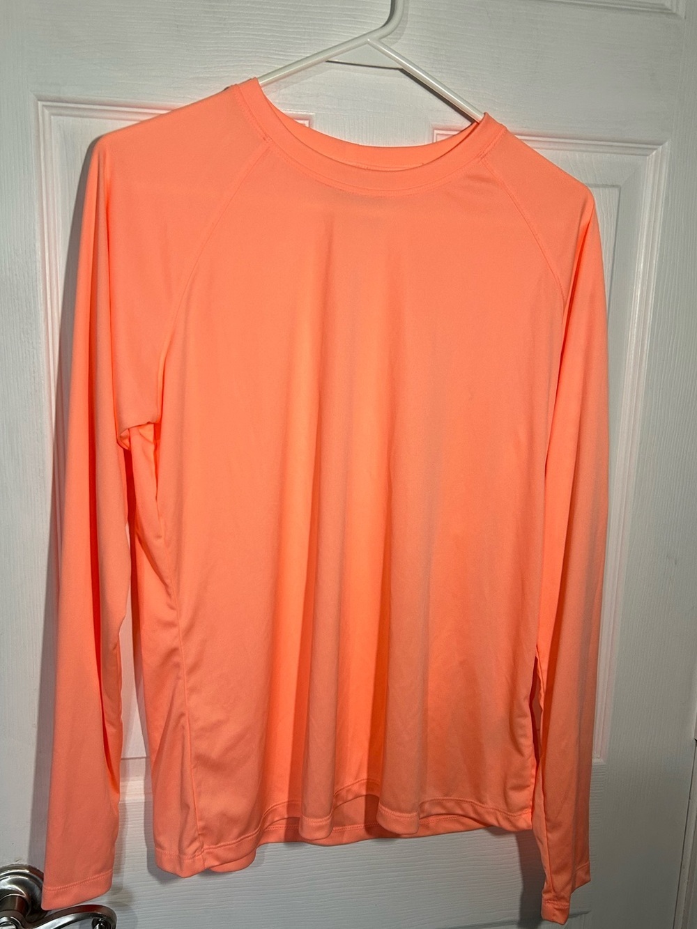Columbia PFG Omni Shade Long Sleeve Tee Size Large Peach/Coral fishing active - Picture 2 of 10